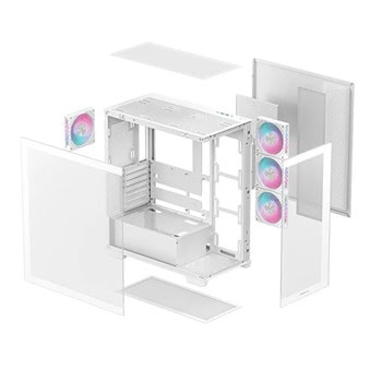 DeepCool CG580 4F WH R-CG580-WHADA4-G-1 | JAR Computers DeepCool CG580 4F WH R-CG580-WHADA4-G-1
