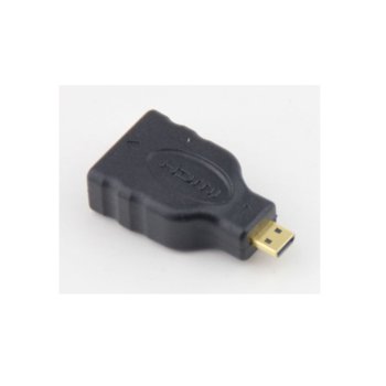 Преходник Vcom CA325, от HDMI(ж) към microHDMI(Type D)(м), екраниран, позлатени конектори, черен | JAR Computers Vcom CA325 HDMI-microHDMI