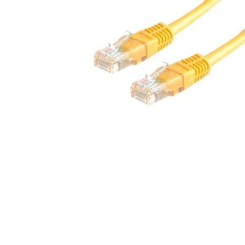 Пач кабел Roline 21.99.1562, UTP, Cat6, 5м, жълт | JAR Computers Roline 21.99.1562 UTP Cat6 5m
