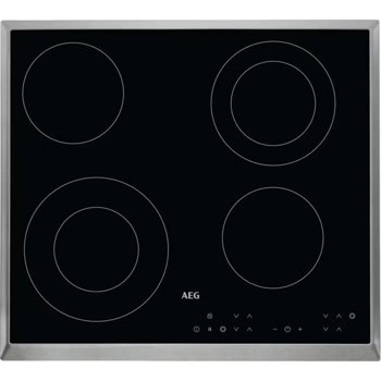 Плот за вграждане AEG HK634021XB, 4 нагревателни зони, защита за деца, таймер, черен | JAR Computers AEG HK634021XB