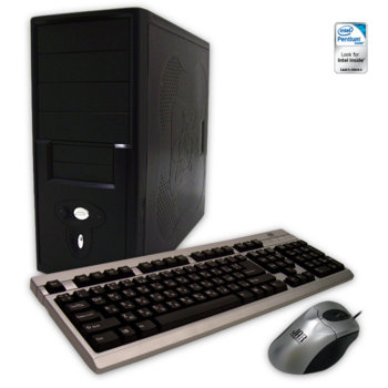 Настолен компютър PC Easy G6950, Dual Core Intel® Pentium® G6950 2.8GHz, 2GB DDR3 RAM, 500GB HDD, DVDRW, VGA (HDMI & DVI), SB5.1, LAN, клавиатура и мишка, 2г. гаранция | JAR Computers PC Easy G6950