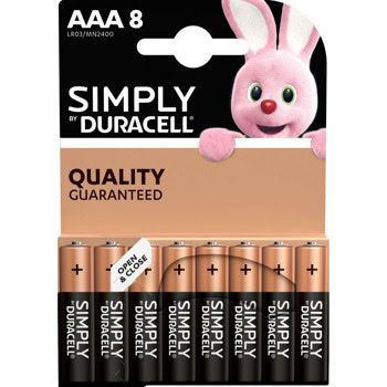 Duracell LR03/MN2400 AA 1.5V 8бр.