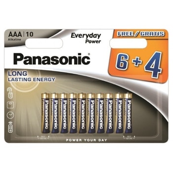 Батерии алкални Panasonic LR03/10BW