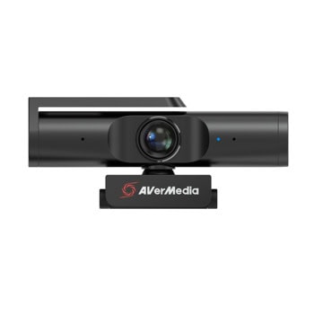Уеб камера AverMedia PW513, микрофон, 4K UHD(3840x2160@30fps), въртене на 360°, Sony Exmor R 4K CMOS сензор, USB, черна | JAR Computers AverMedia PW513