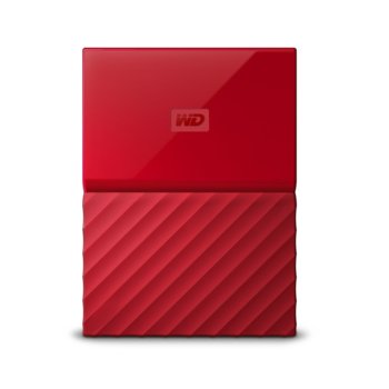 Твърд диск 1TB WD My Passport (червен), Външен, 2.5"(6.35cm), USB 3.0 | JAR Computers Western Digital My Passport WDBYNN0010BRD RED