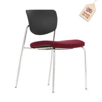 Посетителски стол Senator Contour C505, дамаска, метални крака | JAR Computers Senator Contour C505