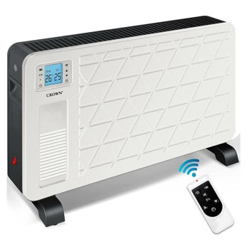 Конвектор Crown RCH-8302 Rally, 2300W, 3 степени на мощност, защита от прегряване, LCD дисплей, Wi-Fi контрол, бял | JAR Computers Crown RCH-8302 Rally