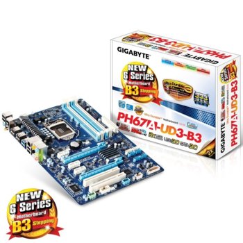 Дънна платка Gigabyte PH67A-UD3-B3, H67, LGA1155, DDR3, 2xPCI-E(CF), SB7.1, Lan1000, SATA RAID 0,1,5,10, 2xSATA 6Gb/s, 2xUSB3.0, ATX | JAR Computers Gigabyte PH67A-UD3-B3