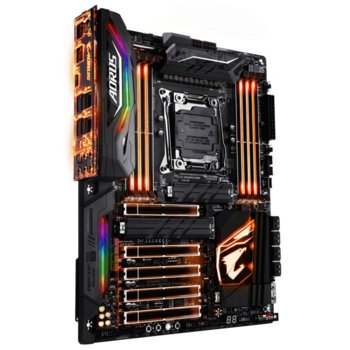 Дънна платка Gigabyte X299 AORUS Gaming 9 (rev. 1.0), X299, LGA2066, DDR4, PCI-E (CF&SLi), 8x SATA 6Gb/s, 3x M.2, 1x USB 3.1 Type-C, RGB Fusion, ATX | JAR Computers Gigabyte X299 AORUS Gaming 9 (rev. 1.0)