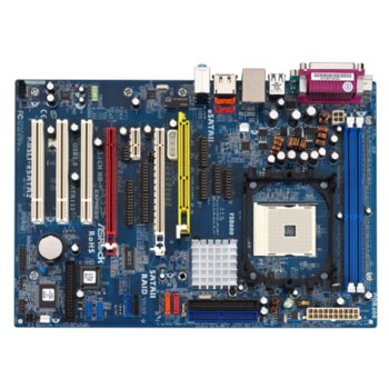 Дънна платка Asrock K8SLI-eSATA2, ULi M1697, S754, DDR400, SB5.1, Lan, PCIExpress, SerialATA2 Raid | JAR Computers Asrock K8SLI-eSATA2, ULi M1697, S754, DDR400