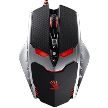 Мишка A4Tech Bloody Terminator TL-8, лазерна (100-8200cpi), 9 програмируеми бутона, черна, USB, гейминг | JAR Computers Bloody Terminator TL-8