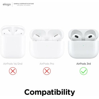 AirPods 3 Dust Guard за Apple AirPods 3 тъмносив