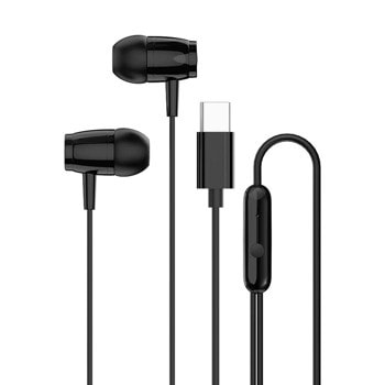 Слушалки Canyon SEP-5, USB-C, микрофон, 10mm говорители, черни | JAR Computers Canyon SEP-5 Black CNS-CEP5B