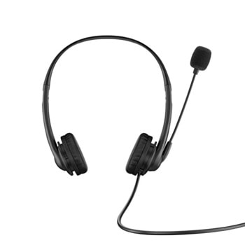 Слушалки HP G2, микрофон, шумопотискане, 3.5 mm jack, черни image
