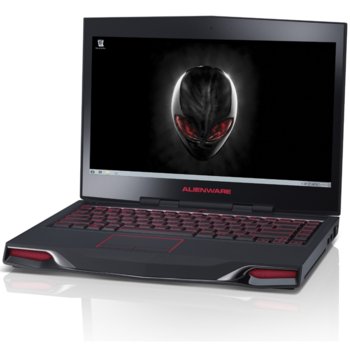 14.1" (35.81 cm) DELL Alienware M14x червен