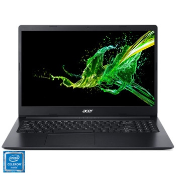 Лаптоп Acer Aspire 3 A315-34-C8ZC (NX.HE3EX.02S), четириядрен Gemini Lake Refresh Intel Celeron N4120 1.1/2.6 GHz, 15.6" (39.62 cm) Full HD Anti-Glare Display, (HDMI), 4GB DDR4, 256GB SSD, No OS, 1.94kg image