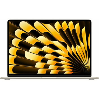 Лаптоп Apple MacBook Air 15 2025 (MW1J3ZE/A)(Starlight), десетядрен Apple M4 4.46 GHz, 15.3" (38.86cm) Liquid Retina True Tone 500nits IPS Display, 16GB LPDDR5X, 256GB SSD, 2x Thunderbolt 4, macOS | JAR Computers Apple MacBook Air 15 2025 16/256GB Starlight