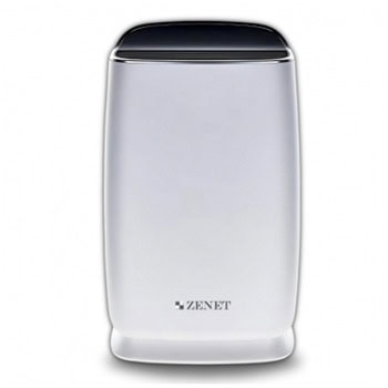 Пречиствател Zenet 202, консумация 20W, подходящ за помещения с площ до 60 m², цветен дисплей и шум само 30 db, бял | JAR Computers Пречиствател Zenet 202