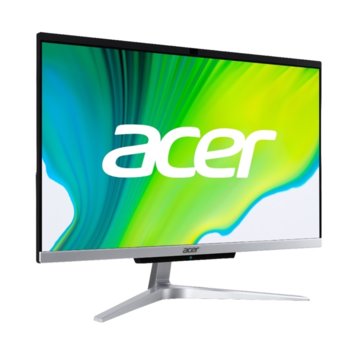 All In One компютър Acer Aspire C22-963 AiO (DQ.BEPEX.006), четириядрен Ice Lake Intel Core i5-1035G1 1.0/3.6 GHz, 21.5" (54.61 cm) Full HD IPS LED-Backlit Display, (HDMI), 8GB DDR4, 512GB SSD, 4x USB 3.1, клавиатура и мишка, No OS | JAR Computers Acer Aspire C22-963 AiO DQ.BEPEX.006