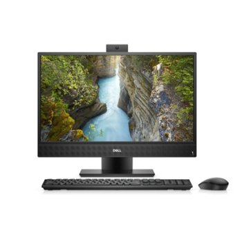 All In One компютър Dell Optiplex 3280 AIO (N012O3280AIO), шестядрен Comet Lake Intel Core i5-10500T 2.3/3.8 GHz, 8GB DDR4, 256GB SSD, 1x USB 3.2 Gen 1 Type-C, клавиатура и мишка, Windows 10 Pro | JAR Computers Dell Optiplex 3280 AIO