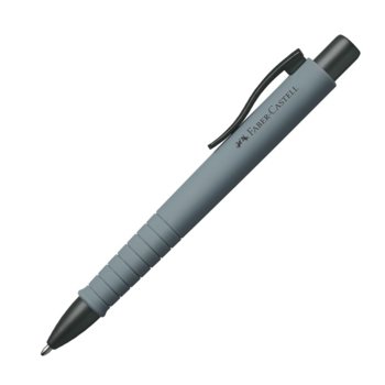 Химикалка Faber-Castell Poly Ball Urban XB, син цвят на писане, сива | JAR Computers Faber-Castell Poly Ball Urban XB каменносива