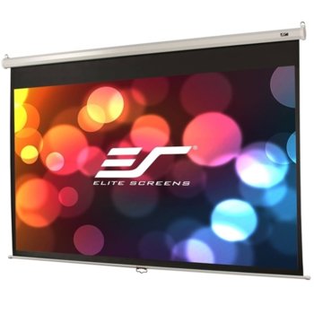 Екран Elite Screen M106XWH Manual, стенен/таванен монтаж, MaxWhite, 2340 x 1320 мм, 106" (269.24 cm), 16:9 | JAR Computers Elite Screen M106XWH Manual