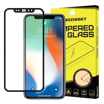 Протектор от закалено стъкло /Tempered Glass/, Wozinsky Case 3D Tempered Glass, за Apple iPhone 12 / 12 Pro, черен | JAR Computers Wozinsky 3D Tempered Glass iPhone12 blk