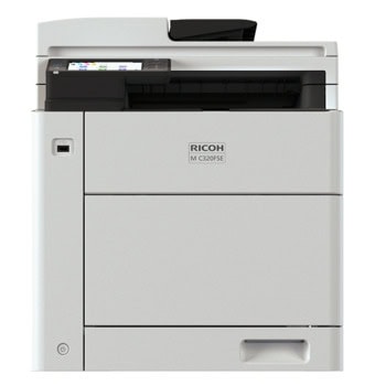Мултифункционално лазерно устройство Ricoh M C320FSE, цветен принтер/копир/скенер/факс, 600x600dpi, 32 стр./мин, Bluetooth, LAN, USB, A4 | JAR Computers Ricoh M C320FSE