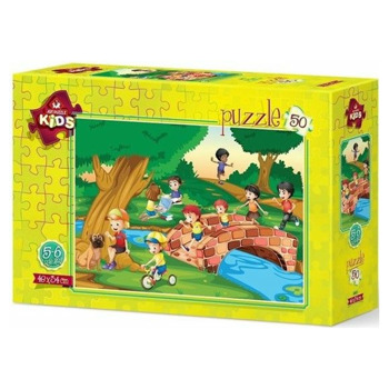 Детски пъзел Art Puzzle Детски игри, 50 части | JAR Computers Детски пъзел Art Puzzle 50 части - Детски игри