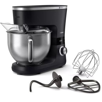 Кухненски робот Philips HR7962/01, 1000W, 5.5l капацитет купата, 8 скорости, бъркалки за тесто, черен | JAR Computers Кухненски робот Philips HR7962/01