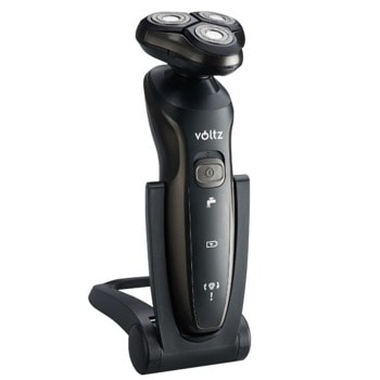 Самобръсначка Voltz V51814A, 3 глави, USB зареждане, до 35 мин. време на работа, IPX4, черна | JAR Computers Voltz V51814A