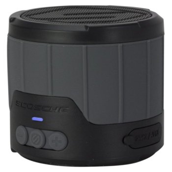 Тонколона Scosche BoomBOTTLE Mini, 1.0, 3W, Bluetooth, черен, водоустойчив, гумирана повърхност | JAR Computers Scosche BoomBOTTLE Mini BTBTLMGY