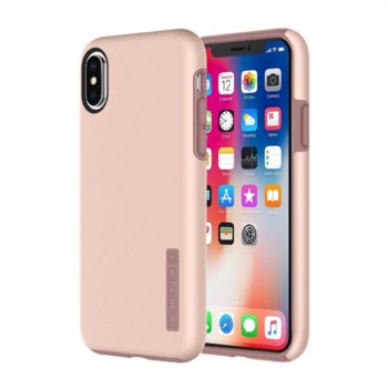 Калъф за Apple iPhone XS, хибриден, Incipio DualPro IPH-1629-RGD, удароустойчив, розово злато | JAR Computers Incipio DualPro IPH-1629-RGD