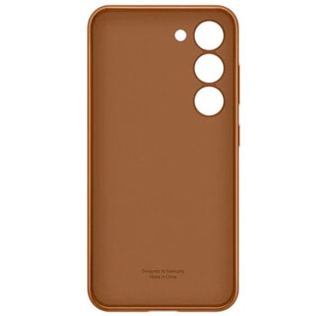 Samsung S23 Leather Cover Camel EF-VS911LAEGWW