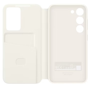 Samsung S23 Smart View Wallet Case Cream EF-ZS911C