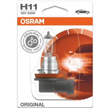 Автомобилна крушка Osram 64211, 55W, 1350lm, H11, PGJ19-2, халогенна, 1 брой в опаковка | JAR Computers Osram 64211 55W 1350lm 64211