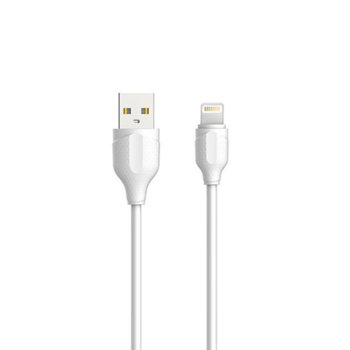 Кабел LDNIO LS371, от USB Type A(м) към Lightning(м), 1m, бял image