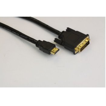 Кабел VCom DVI(м) към HDMI(м) 5m