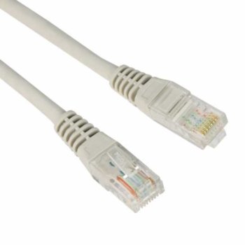 Пач кабел VCom NP511-1m-BULK, UTP, Cat5e, 1m, сив | JAR Computers VCom кабел UTP Cat5e NP511-1m-BULK