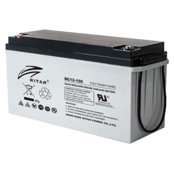 Акумулаторна батерия Ritar Power DC12-150, 12V, 150Ah, AGM, Insert M8: Позиция-C конектори | JAR Computers Ritar Power DC12-150