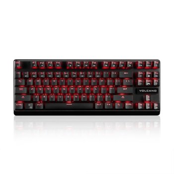 Клавиатура Modecom Volcano Lanparty Plus, гейминг, механична, подсветка, черна, USB | JAR Computers Modecom Volcano Lanparty PLUS