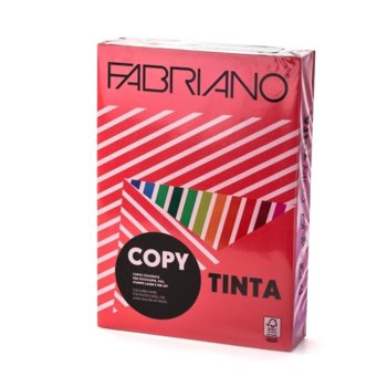 Копирна хартия Fabriano Copy Tinta, A4, 80 g/m2, червена, 500 листа | JAR Computers Fabriano Copy Tinta, A4, 80 g/m2, червена, 500 лис
