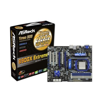 Дънна платка ASRock 890GX Extreme3, AM3, AMD 890GX, DDR3, VGA (128MB DDR3)+3xPCI-E (CF) (HDMI & DVI), SB7.1 DAC, Lan1000, 6xSATA 6.0Gb/s RAID 0,1,5,10, 1394, eSATA, 2xUSB3.0, ATX | JAR Computers ASRock 890GX Extreme3