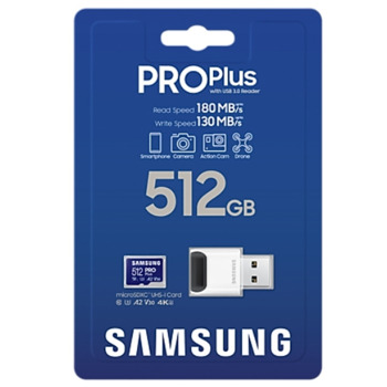 MicroSD 512GB Samsung MB-MD512SB/WW