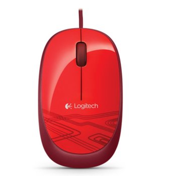 Мишка Logitech M105, оптична (1000dpi), червена, USB | JAR Computers Logitech M105 Red 910-002942