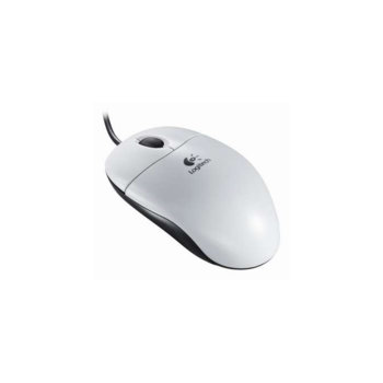 Мишка Logitech S96, оптична, бяла, PS/2 | JAR Computers Logitech S96 оптична бяла PS/2