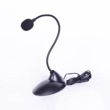 Микрофон Royal TN-19, 3.5мм жак, 1.8м кабел, кондензаторен, със стойка, черен | JAR Computers Royal TN-19 Black 21014332