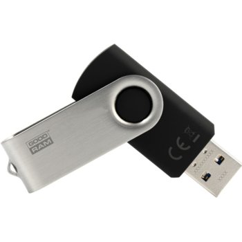 Памет 64GB USB Flash Drive, Goodram UTS3, USB 3.0, черна | JAR Computers 64GB GOODRAM UTS3 USB 3.0 черна