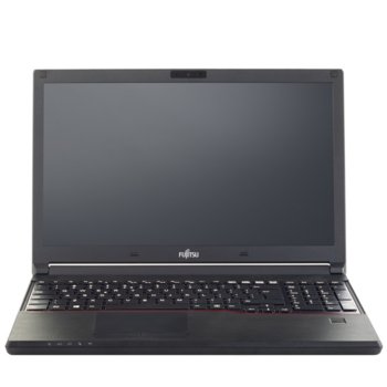 Лаптоп Fujitsu Lifebook E556 (E5560M75A5BG), дву-ядрен SkyLake Intel Core i5-6200U 2.3/2.8GHz, 15.6" (39.62 cm) Full HD LED Display (DP), 4GB, 500GB SSHD & 8GB Flash, 3x USB 3.0, Free DOS, 2.2kg | JAR Computers Fujitsu Lifebook E556 E5560M75A5BG