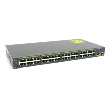 Суич Cisco Catalyst WS-C2960X-48TD-L, 48 Port 1000Mbps, 2x10G/SFP | JAR Computers Cisco Catalyst WS-C2960X-48TD-L
